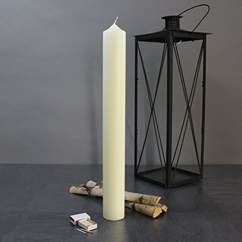Kerzen Kaminkerze 600/70 mm elfenbein 2 Stück von Wenzel