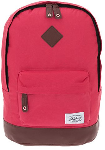 BESTWAY Rucksack Rocky Mountain Vintage DIN A4 Schulrucksack Sportrucksack + Trinkflasche (Raspberry 4500)