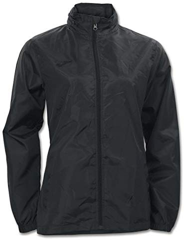 Joma Mujer Chubasquero, Negro, XXS