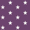 babrause® Baumwollstoff Sterne Violett Webware Meterware Popeline OEKOTEX 150cm breit - Ab 0,5 Meter