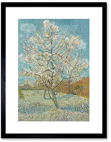 Van Gogh The Pink Peach Tree Framed Wall Art Print