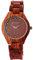 Excellanc Damen-Uhr Holz Gliederarmband Faltschließe Analaog Quarz 1800171 (Sandelholz)