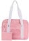 Fuaensm Ita Tasche Herzform Fenster Japanische Schule Handtasche Schulter Geldbörse Große JK Tasche Mädchen Duffle Geldbörse Anime Schulranzen für Lolita Comic DIY Cosplay, Rosa, 36