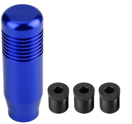 Yosoo Schaltknauf Aluminium, 8,5cm Blau Universal | JDM Schalthebel Ersatz, ergonomisch rutschfest, langlebig