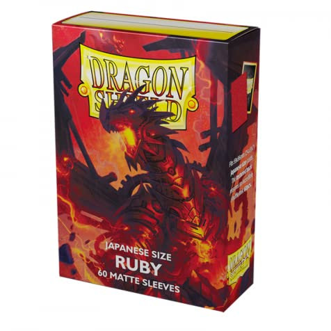 Arcane Tinmen AT-11137 Dragon Shield Japanese Size Matte Ruby (60 Sleeves)