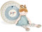 Jolijou - Les JOLIFLORES – Stoffpuppen aus Bio-Baumwolle – Kornblume – Blau – JJ6028