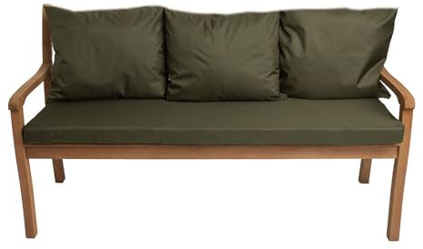 Bankauflage für Gartenbank- Polsterauflage für & Hollywoodschaukel-Gartenschaukel Kissen-hollywoodschaukel Kissen-bankkissen Outdoor (150 x 60 x 50 cm, Grün)