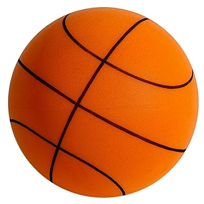 Silent Basketball - Größe 7 Leises Basketball | Silent Basketball Dribbling Indoor Mit Hochelastischem | Unbeschichteter Trainingsschaumball Mit Hoher Dichte | Leichter Basketball, Leicht Zu Greifen