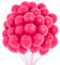 Rote Luftballons für Weihnachten und Geburtstag - Luftballon Girlande und Bogen für Hochzeit - Helium Ballons