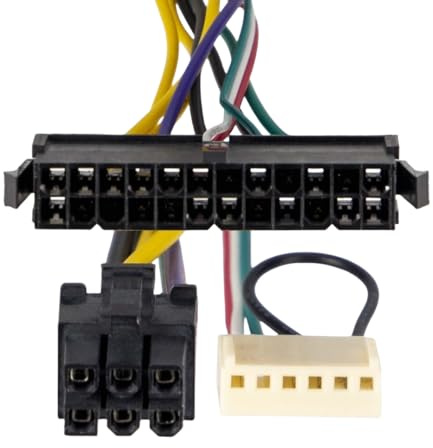 Zahara ATX Cable Main 24 Pin to 6 Pin PSU Power Adapter 30cm for HP Elite 8100 8200 8300 800 G1 Z220 Z230 Z240 compaq 8300 6200
