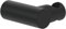 Villeroy & Boch Universal Showers Handbrausehalter, Duschkopfhalterung für Wandmontage, Brausehalter aus robustem Messing, kompatibel mit vielen Handbrausen, rund, Matt Black