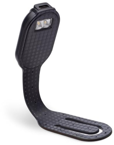 Flexilight RC (Black Dots) - wiederaufladbares Leselicht - 2 in 1 Leselampe & Lesezeichen - LED Leselicht - Geschenk für Leser, Buchliebhaber - Deutsche Ausgabe: Leselampe & Lesezeichen in einem