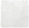 Brandsseller Badezimmerteppich 50x50 cm Badvorleger Badematte Badteppich quadratisch Chenille rutschfest saugstark maschinenwaschbar - Weiß