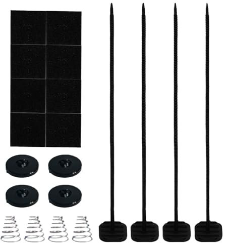 Fan Mounting Kit, Car Cooling Radiator Fan Mounting Kit Tie Straps Pads Feet Mounts, Compatible With Electric Cooling Fan And Transmission Cooler, sal Car Mounting Accessories