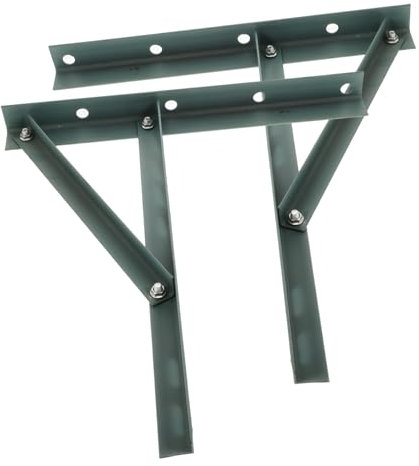 ANDRESLAD Halterung Für Klimaanlage 1 Set Klimaanlagenhalterung Wandmontage Stahl Unterstützung Halter Rack Für Klimaanlagen 15 Außenmontage Fensteradapter Klimaanlage