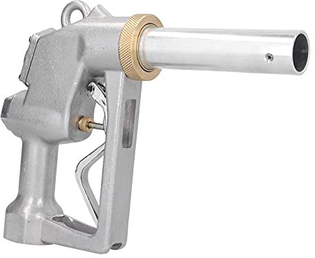 LOCADENCE Automatic Fueling Nozzle, 1.5inch Spout Gas Pump Handle Fuel Nozzle, 10GPM Automatic Fuel Nozzle for Petrol Kerosene Fuel Refilling