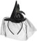 TAXTYHRE Hexenhut Haarreif, Hexenhut Stirnband, Hexenhut Haarreif Damen, Hexen Haarreif, Hexen Kopfschmuck Damen, Mit Schleier, Federn, Schleife, Geeignet für Karneval, Maskeraden und Mottopartys
