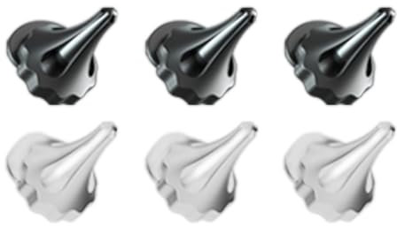JML WUSH Pro Ear Cleaner Replacement Tips - 6 Tips for Your Ear Wax Removal Device, Easy to Store & Fit, Extend the Life of Your Wush Pro Cleaning Kit