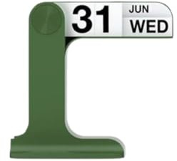 Einfacher Schreibtisch-Klappkalender mit Ornamenten, Bürokalender 2025 für den Schreibtisch, monatlich, wöchentlich, tägliche Schreibtisch-Ornamente Ewiger Kalender, (5 Farben)