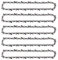Yweller Chaîne de tronçonneuse 36360000050 de 35,6 cm pour Stihl MS170, MS210, MS211, MS230, MSE140, MS180, MS191, MS201, MS201 T, MS210, MS210 C, MS230 C, MS211 1, MSA 2. Pas de 20 3/8, calibre