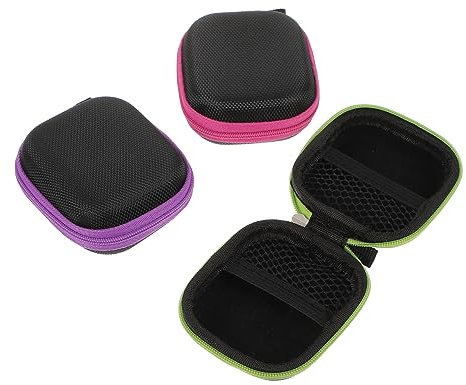 VICASKY Essential Oil Roller Ball Storage Bag Portable Oxford Fabric Cosmetic Pouch for Travel and Home Compact Waterproof Organizer for Nail Polish and Oil Bottles