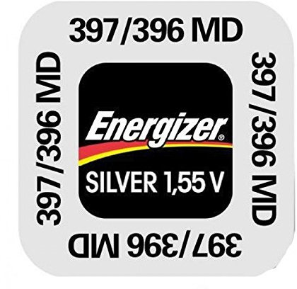 Energizer 397/396 SR726W - Set di due batterie 1,55 V
