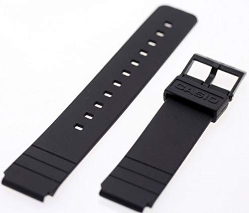 Casio cinturino in gomma da 16 mm, adatto per tutti i modelli MQ-24 e MQ-104-1
