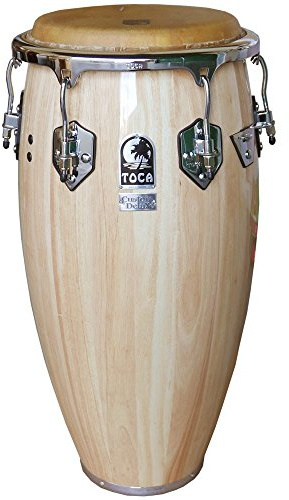 Toca 4611-3/4Nw Custom Deluxe Wood Conga - Natural Wood Finish