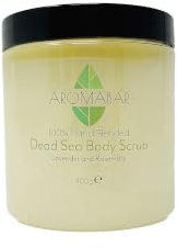 Dead Sea Salt Body Scrub 400g Lavender & Rosemary 100% natural Packed with minerals and nutrients For Men or Women