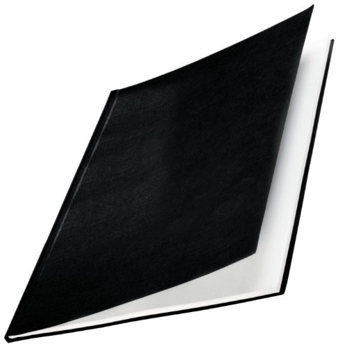 Leitz 73970095 Buchbindemappe impressBIND, Hard Cover, A4, 28 mm, 10 Stück, schwarz