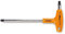 Beta 97TTX 40 - Chiavi maschio piegate con impugnatura per viti con impronta Torx cromate
