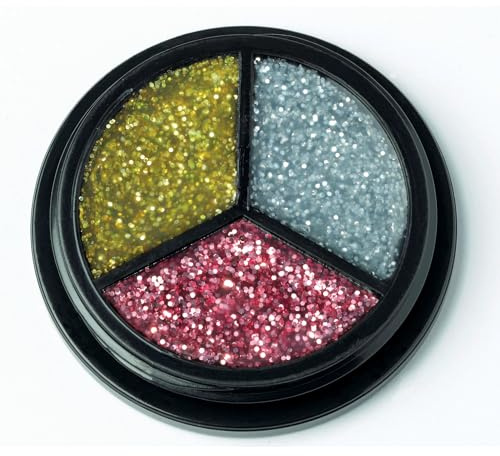 Jofrika Schminke - Glitter-Trio - silber-gold-pink