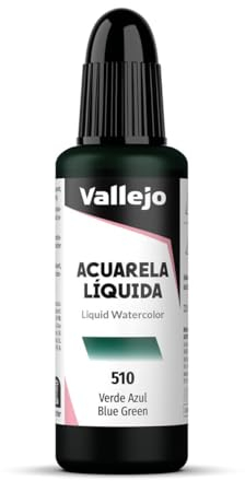 Vallejo Flüssig-Aquarell, 32 ml Grün blau