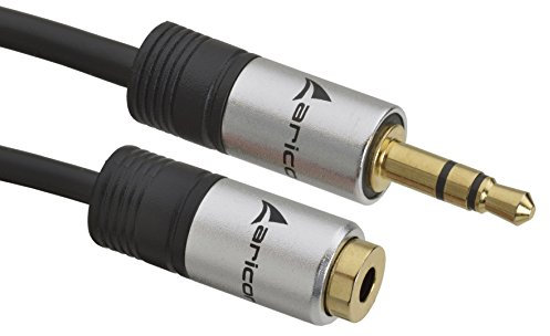 cavo di prolunga jack aricona - prolunga cavo audio AUX 3,5mm / 5 metri