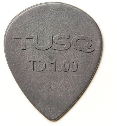 PQP-0501-G72 : TUSQ Tear Drop Picks 1.00mm 72 Pack - Deep Tone
