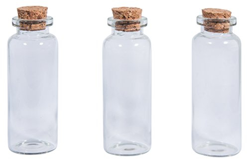 Rayher 46295000 - Recipiente de cristal con tapa de corcho (2,3 cm)