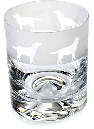 Animo Glass Labrador Whisky Tumbler