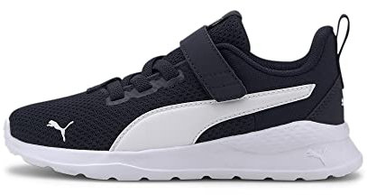 PUMA Anzarun Lite Ac+ Ps Unisex Kinder Sneaker, Peacoat Puma White, 32.5 EU