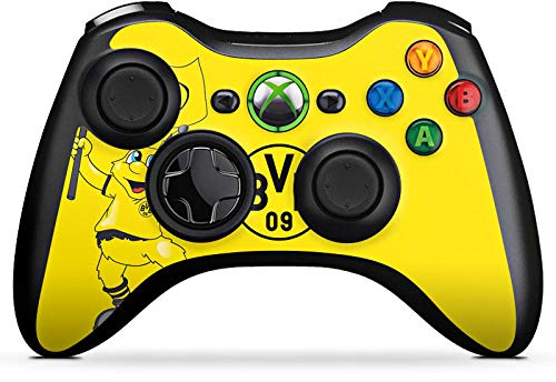 DeinDesign Skin kompatibel mit Microsoft Xbox 360 Controller Folie Sticker Borussia Dortmund Biene BVB