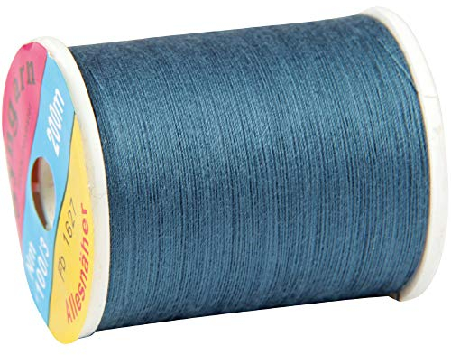 Syngarn – 10 bobine da 200 m (jeans blu) spessore Nm 100/3 – cucitura, il filato in 100% poliestere per tutti i tipi di cucito e tessuti