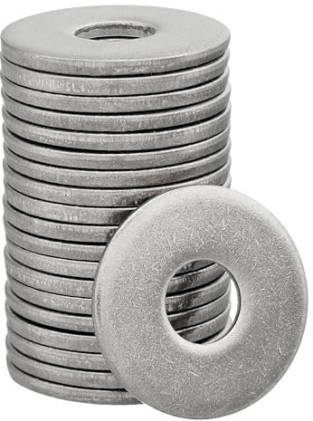 Lot de 50 grandes rondelles DIN 9021 / ISO 7093 - En acier inoxydable A2 V2A (M8, 50 pièces)