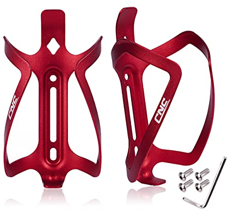 CNC Fahrrad Flaschenhalter,Fahrrad Getränkehalter,Trinkflaschenhaltung für rennrad/MTB/Mountainbike,rot