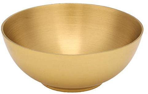 Pssopp Tibétain Bouddhiste Bols d'offrande d'eau sculptés à la main Bol d'offrande bouddhiste Tibétain en laiton Bols d'eau bénite Cuivre en laiton Laiton Yoga Méditation Autel Tibétain Bouddhiste