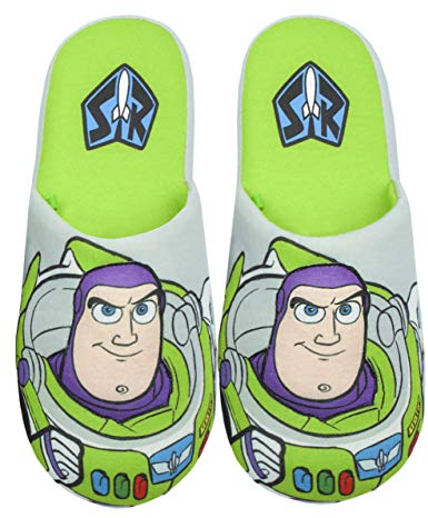 Disney Pixar Toy Story Hausschuhe Herren Buzz Lightyear Neuheit Haus Hausschuhe 41-42 EU