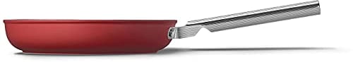 Smeg CKFF2601RDM Poêle à frire 26 cm Rouge Antiadhésif Aluminium Base brevetée