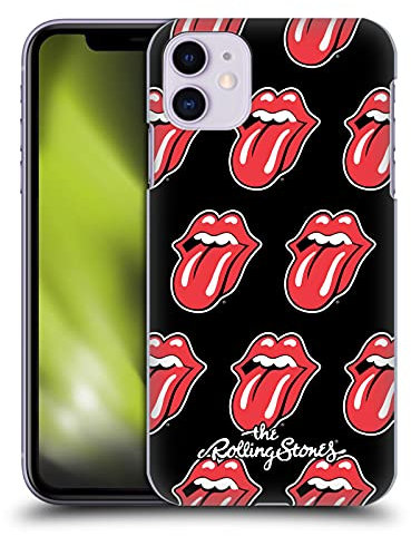 Head Case Designs Oficial The Rolling Stones Patrón clásico de Lengua Colección de Lameduras Carcasa rígida Compatible con Apple iPhone 11