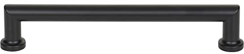 Top Knobs Morris Pull 6 5/16 Inch (c-c) Flat Black
