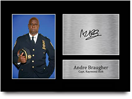 HWC Trading A4 Andre Braugher Brooklyn Nine-Nine Geschenke Gedrucktes Signiertes Autogramm Foto für Fans von Fernsehshows