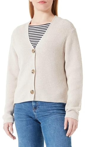Marc O'Polo Damen Long Sleeve Cardigan Sweater, Weiß, S EU