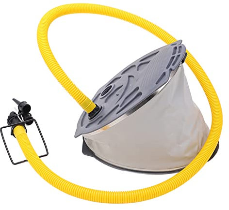 AYNEFY Foot Inflatable Pump, Portable Foot Air Pump for Inflatable Boat, Rubber Dinghy, Kayak & Fishing Boat